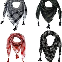 namal Printed Cotton Blend Men Multicolor Fancy Scarf, Scarf, Bluetooth Scarf, Stole-picture-10