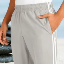 mastery Men Striped Grey Track Pants image 2