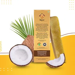 dogsee chew Single Coconut Bar|100% Natural Himalayan Vegetarian Yak Chew| Chew Sticks-70g Coconut Dog Chew image 2
