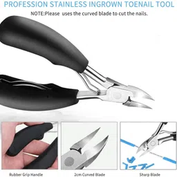 maycreate Pedicure Clippers Toe Nail Cutter Round Nose Plier image 4