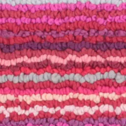 saral home Pink Microfibre Striped 4 x 6 Feet Hand Woven Carpet image 5