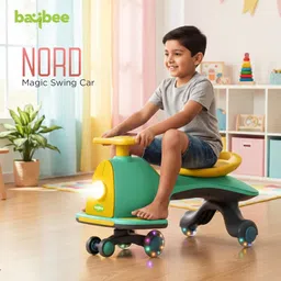 baybee Nord Baby Magic Swing Car for Kids Twister Ride on Toy Kids Baby Car With Music Rideons & Wagons Non Battery Operated Ride On image 2