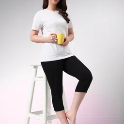 sweettouchmjo Women Black Capri image 5