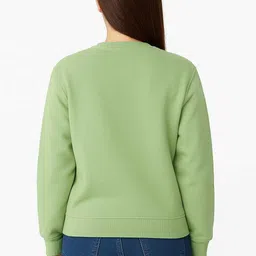readyme sabse pahle Women Full Sleeve Solid Sweatshirt image 2