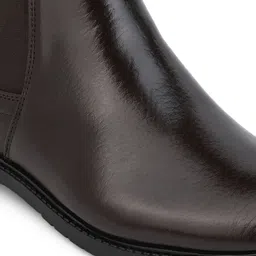 sneaklab Men's Trening Latest Slip On Vegan Leather Chelsea Boot Shoes High Tops For Men image 4