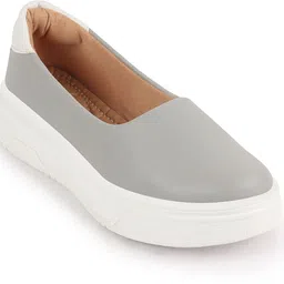 fausto Outdoor Fashion Comfort Height Enhance Platform Heel Ballerina Slip On Shoes Bellies For Women image 2