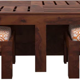 Sheesham Wood 4 Seater Coffee Table Solid Wood Coffee Table-image-11