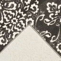 Taupe Abstract Polypropylene 4 ft x 6 ft Machine Made Carpet by Obsessions image 4