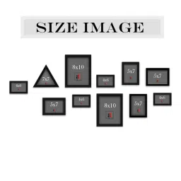 Black Synthetic Wood (Set of 11) Photoframes by Art Street image 3