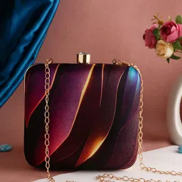 Swisni Printed Box Clutch-picture-15