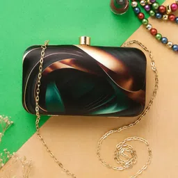 Swisni Printed Box Clutch With Sling Strap-picture-19