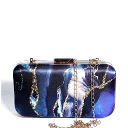 Swisni Printed Box Clutch With Shoulder Strap image 5