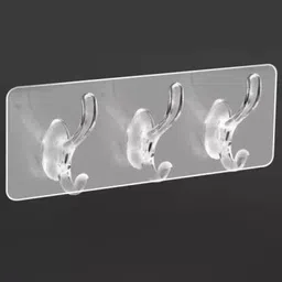 spivora 3 in 1 Self Adhesive Wall Hooks, Heavy Duty Sticky Hooks for Hanging , Waterproo Hook 3 image 2