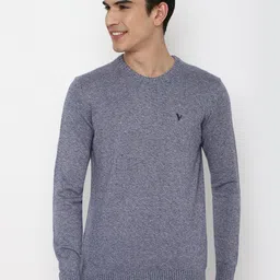 AMERICAN EAGLE OUTFITTERS Men Navy Blue Solid Pullover-picture-38