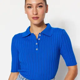 Trendyol Ribbed Acrylic Pullover Sweaters-picture-31