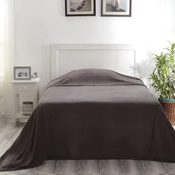 MASPAR Colorart Charlotte Steple Grey 120 TC Single Bed Cover-picture-36