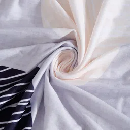 Cortina Lavender & Black Printed Three Seater Sofa Cover image 3