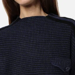 Campus Sutra Self Design Acrylic Pullover image 5