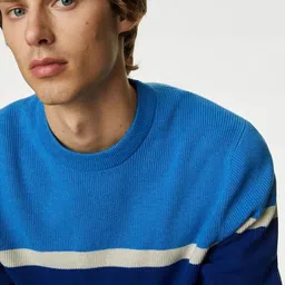 Marks & Spencer Striped Pullover Sweater image 2
