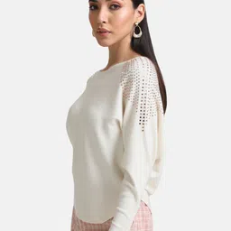 Kazo Embellished Round Neck Tops image 3