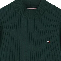 Tommy Hilfiger Girls Striped High Neck Long Sleeves Pullover Sweater image 2