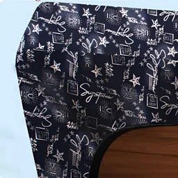 Stylista Blue & White Floral Printed Waterproof Rectangle 1.52 m x 30.48 cm Table Cover image 5