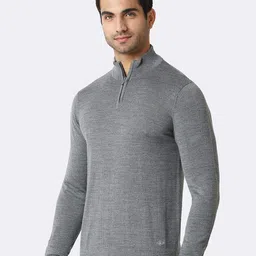 van heusen innerwear Van Heusen Athleisure High Neck Half Zip Pullover Sweater image 2