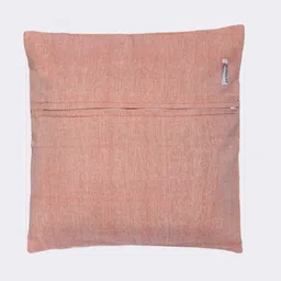 ArtEastri Pink & White Geometric Printed Cotton Square Cushion Cover image 2