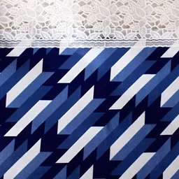 Stylista Blue Waterproof 8-Seater Rectangular Table Cover image 5