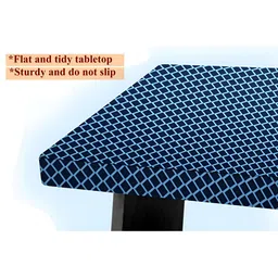 Stylista Blue Waterproof 2-Seater Rectangular Table Cover image 2
