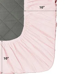 Stoa Paris Date Night Pink 300 TC Satin Fitted Single Sheet with 1 Pillow Cover image 5