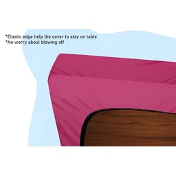 Stylista Pink Waterproof Rectangle 1.21 m x 91.44 cm Table Cover image 5