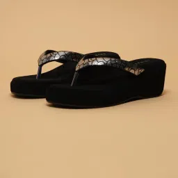 Eridani Kriaa Silver Embellished Wedges-image-86