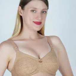 SHYAM SONS FLAIR Women Self Design Full Coverage Non Padded Bra image 5