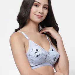 Docare Pack Of 6 Printed Full Coverage Cotton Everyday Bras With All Day Comfort image 4