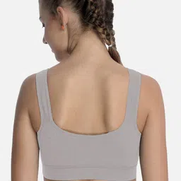 FIMS Pack Of 2 Seamless Non-Wired Non-Padded High-Support Dry-Fit Work-Out Bra image 5