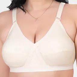 KOMLI Pack Of 2 Full Coverage Non Padded Pure Cotton Minimizer Bras With All Day Comfort image 4