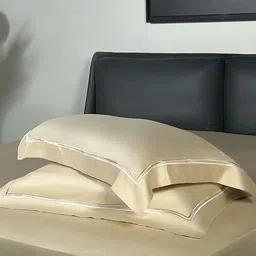 ERBA Beige King Bedsheet with 2 Pillow Covers image 2