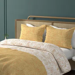 Boutique Living India White & Pink Abstract Tencel 220TC King Bedsheet Set 2.74m x 2.74m-picture-10