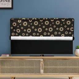 DREAM CARE Black & Beige Printed PVC Waterproof LED TV Cover 65 Inch-picture-28