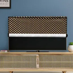 DREAM CARE Brown & Beige Printed Waterproof Flap LED TV Cover - 55 Inch-picture-10