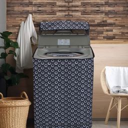 DREAM CARE Black Printed Waterproof & Dustproof Top Load Washing Machine Cover-picture-35