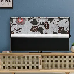 DREAM CARE Grey & Brown Printed Waterproof Flap TV Protector- 65 Inch-image-74