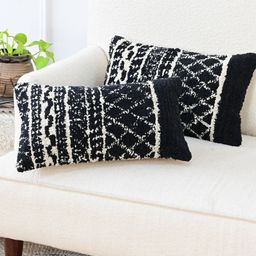 Art Avenue Black & White Rectangle Cushion Covers-picture-13