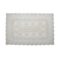 Home Centre Corsica Beige Textured 4-Seater Table Covers image 2