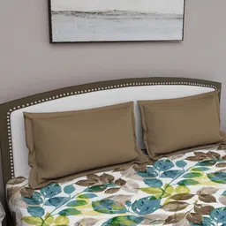 GM Multicoloured Floral 210 TC Queen Bedsheet with 2 Pillow Covers image 2