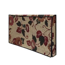 DREAM CARE Brown & Green Transparent & Printed Flap 32 Inch Waterproof LED TV Protector image 2