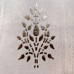 Good Vibes Cream & Beige 3 Pieces Floral Textured Square Cushion Covers image 3