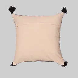 Art Avenue Heart Beige & Black Abstract Cotton Square Cushion Cover image 3