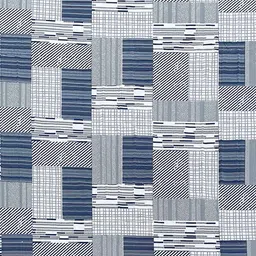 MORADO Blue & White Striped 210 TC Queen Bedsheet with 2 Pillow Covers image 3